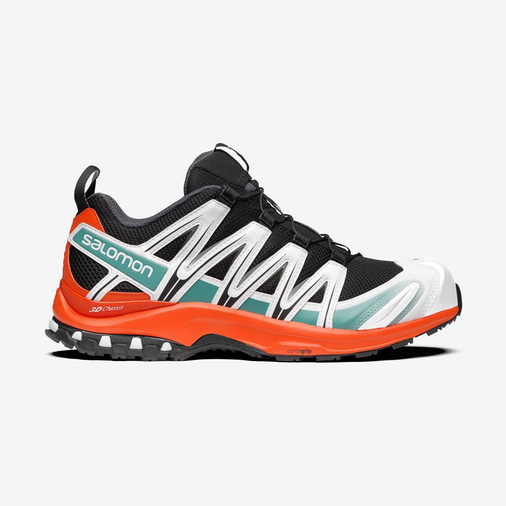 Salomon XA PRO 3D Zapatillas Hombre - Negras / Rojas Naranjas - Colombia (64310-RNKJ)